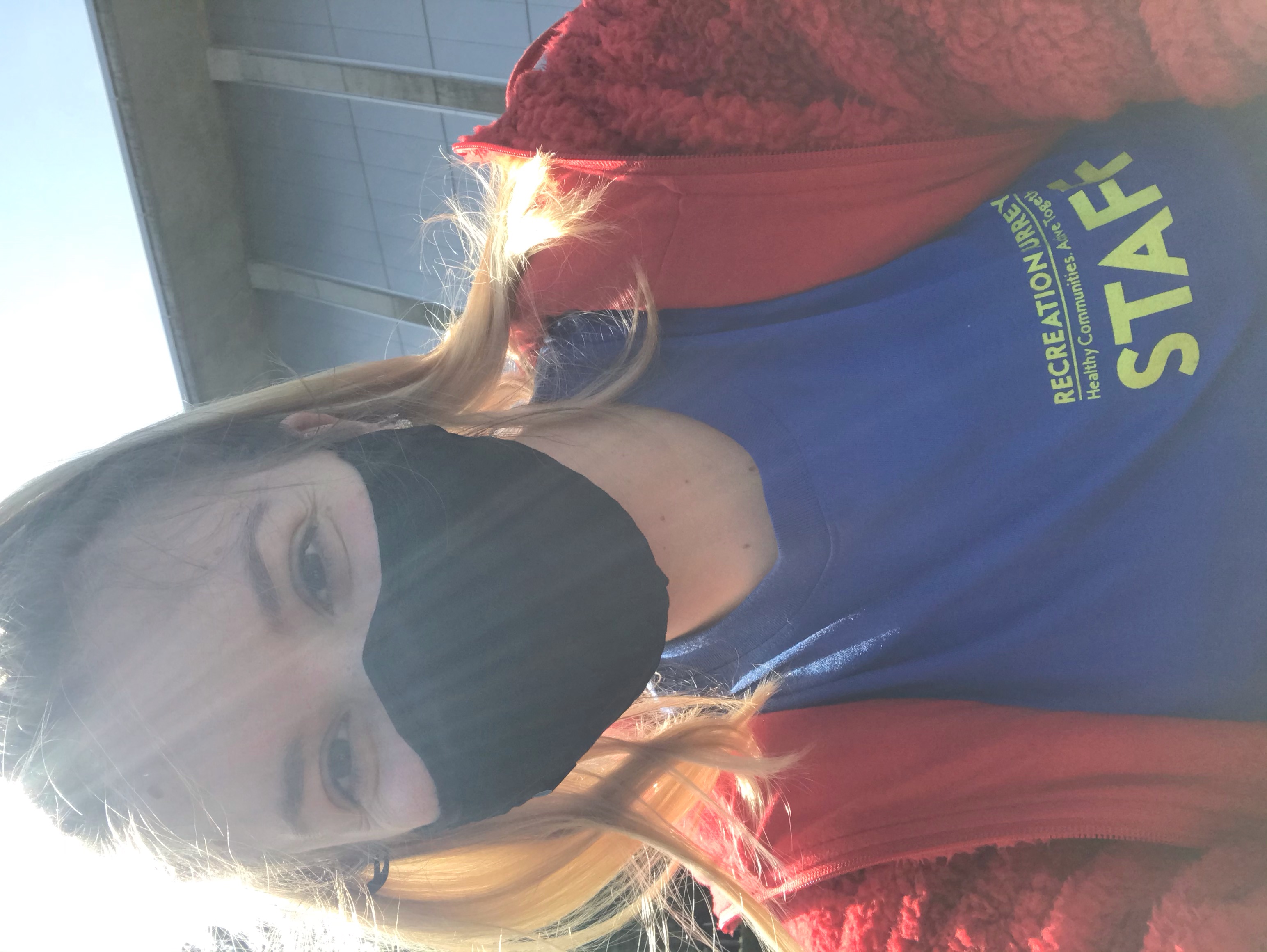 woman in mask